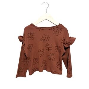 ⭐️ 5/$30 Carter’s Kids Floral AOP Ribbed Top size 3T